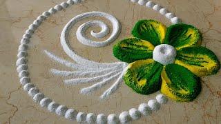 Beautiful Rangoli Designs for Festival  Simple Rangolis  Easy Rangolis  Relaxing  Top Rangolis