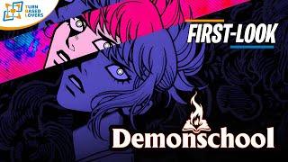 Demonschool  Persona-Inspired Tactics RPG  Gameplay First Look