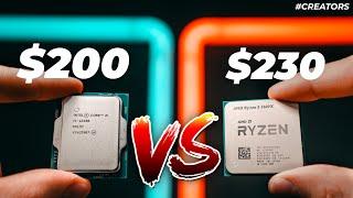 Best Budget 6-Core CPU battle Ryzen 5 5600x vs Intel i5 12400? #creators