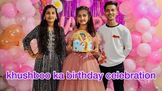 Khushboo ka 13th Birthday celebration vlog  Aman Dancer Real
