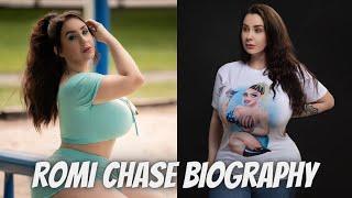 Romi Chase Biography  Big Busty curvy model  AVN star Romi Chase  @24curvyplusupdate47 Romi Chase