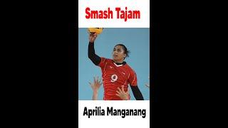 Smash Tajam Aprilia Manganang #shorts