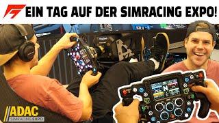 Verrückte Rennsimulatoren auf der Simracing-Messe in Nürnberg ADAC SimRacing Expo Vlog