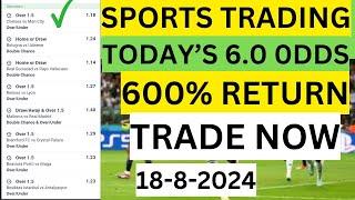 6.0 0dds Sport Trade With 600% ROI Today With Icorn Trade