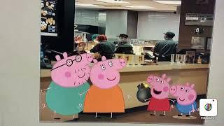 Peppa Pig misbehaves at McDonald’s and gets grounded