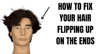 How to Fix Your Hair from Flipping Up on the Ends - TheSalonGuy
