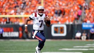 Jacoby Brissett - Every Completed Pass & Run - Patriots @ Cincinnati Bengals - NFL Week 1 2024