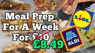 Healthy & Easy Meal Prep On A Budget **under £10 Total**