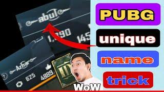 PUBG stylish name kaise likhe  how to make stylish name in pubg  pubg unique name trick 2024