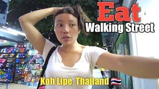 Walking Street Pattaya Beach in Koh Lipe Thailand  