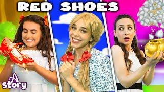 Red Shoes + Pollyanna + One Eye Two Eyes Three Eyes  English Fairy Tales & Kids Stories