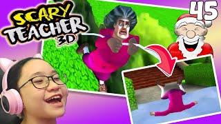 Scary Teacher 3D New Levels Christmas Update 2021 - Part 45 - You Sleigh Me