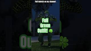 GTA5 Green Wireframe Outfit  #gta5 #gta5online #shorts #gta5shorts #gtaoutfits #gta