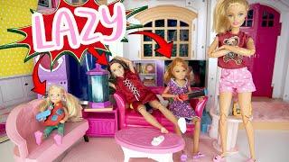 WHAT HIT OUR HOUSE? - Barbie Family Evening Life Routine  Barbie Family Gets Ready for Dinner