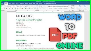 Best free pdf converter tool - pdf2go  Easily convert word to pdf online pdf converter