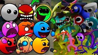 SWAP FNF Friends To Your End but Fire In The Hole vs Rainbow Friends 2 sing it - Geometry Dash 2.3