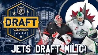 Winnipeg Jets Draft Thomas Milic 151st Overall