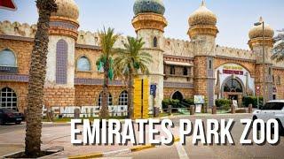 Emirates Park Zoo  Abu Dhabi Vlogs  Things to do in Abu Dhabi