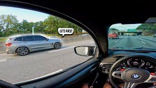 SWIMMING IN AN LCI F90 M5 COMPETITION & RUNNING INTO A TUNED X3M POV.. WE WENT CRAZY