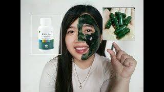 CERAH SEKETIKA Review Masker Spirulina by Lisna