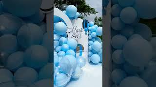 1st birthday Decor #party #ballondecor #viral #shortvideo #birthday