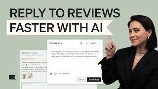 Reply to reviews faster with AI