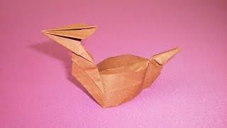 Origami Dragon Boat How to make