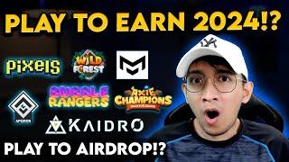 PLAY TO EARN GAMES  PLAY TO AIRDROP 2024