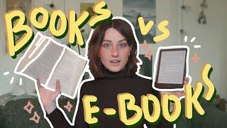 reading only e-books for a week to compare them to real books