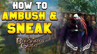 HOW TO Stealth Attack Steal and Surprise in Baldurs Gate 3