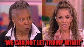 Whoopi & Sunny FREAK OUT On The View After LIVE Polls Show Trump WINNING