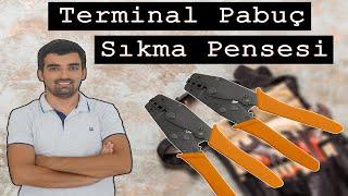 Terminal Pabuç Konnektör Sıkma Pensesi