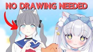 How To Make A vTuber Avatar Icon And Model For FREE QUICK GUIDE