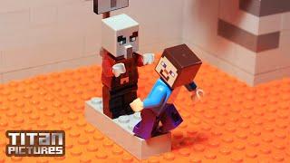 Lego Minecraft - Clan Wars  Villager vs Pillager  Episode 6 - Weird Dream