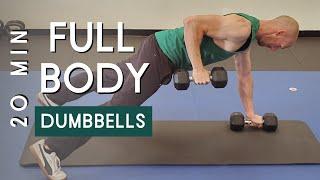 20 Min Killer Home Dumbbell Workout Build Strength + Burn Fat