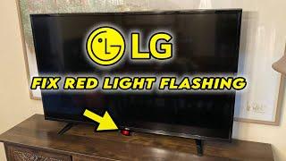 LG TV  How to Fix Red Light Blinking