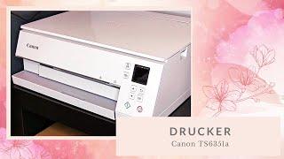 Drucker Canon PIXMA TS6351a TS 6350a Multifunktionsgerät scannen kopieren  Installation Test