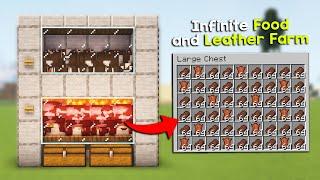 Easy Automatic Cow Farm Tutorial in Minecraft 1.21 Java & Bedrock