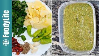 Raw mango green chutney recipe by foodylite - کیری کی ہری چٹنی فوڈی لائٹ کی ترکیب