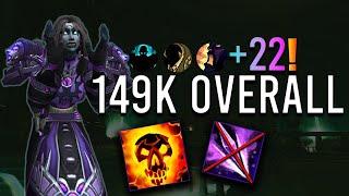 +22 Halls of Infusion Shadow Priest 149k Overall M+  10.1