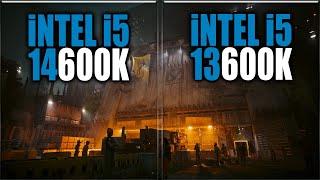 i5 14600K vs 13600K Benchmarks - Tested in 15 Games and Applications