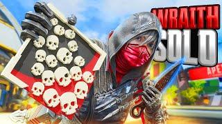 INSANE Wraith SOLO 26 KILLS and 5800 Damage Apex Legends Gameplay