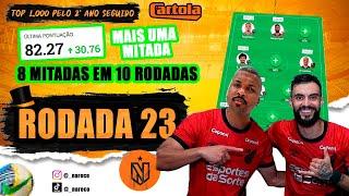 TOP5 DA LIGA DOS YOUTUBERS 2023 - MÉDIA +80pts POR RODADA EM 2 ANOS  TOP1.000 NACIONAL PELO 2º ANO