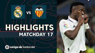 Highlights Real Madrid vs Valencia CF 2-0