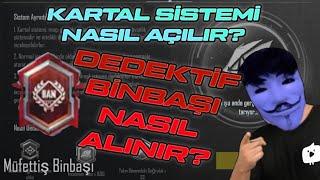 DEDEKTİF BİNBAŞI ÜNVANI NASIL ALINIR ? KARTAL SİSTEMİ NASIL AÇILIR  EN NADİR ÜNVAN  PUBG MOBİLE