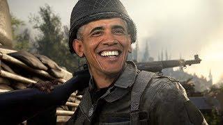 President Barack Obama Plays COD WW2 Voice Troll