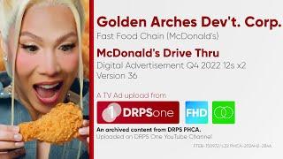 McDo Drive Thru Digital Ad Q4 2022 12s x2 Philippines Version 36 HDST