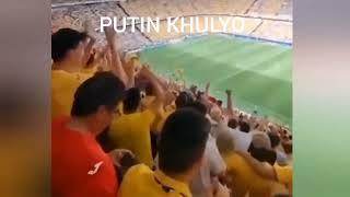 PUTIN KHULYO  The Original & Unedited Chant By The Romanian Fans During Their Game Vs Ukraine.