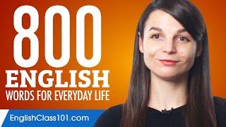 800 English Words for Everyday Life - Basic Vocabulary #40