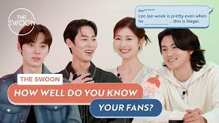 Lee Jae-wook Jung So-min Hwang Min-hyun & Shin Seung-ho see how well they know the fans ENG SUB